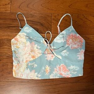 A&F Floral Crop Top